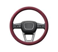 Ergocar Steering Wheel Cover Round Non-Slip Breathable Suede-Like Fabric-Comfortable To The Touch Pilling-Resistant Colorfast And Suitable For All Seasons