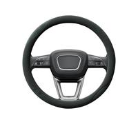 Ergocar Steering Wheel Cover Round Non-Slip Breathable Suede-Like Fabric-Comfortable To The Touch Pilling-Resistant Colorfast And Suitable For All Seasons
