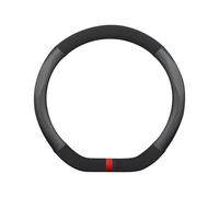 Ergocar Steering Wheel Covers, D-Type Leather Steering Wheel Cover, Anti Slip And Soft, 38 Cm/15 Inches