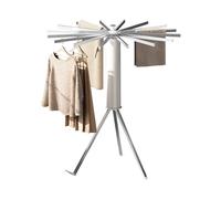 Ergocar Tripod Clothes Drying Rack, Foldable Space Saving Laundry Drying Rack, Portable Free Installation Drying Rack, Sturdy Clothes Airer for Balcony Bedroom Household