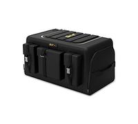 Ergocar Car Trunk Organizer Car Boot Storage Organiser Multi Pocket Car Boot Tidy Storage 3 Times Size Folded Portable Waterproof 1680D Oxford for Car/SUV/Truck/Auto (Black, 50L With side pockets)