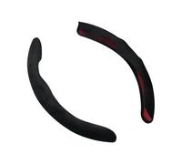 Ergocar Two-Piece Set Steering Wheel Cover, Non-Slip Segmented Four-Season Car Interior Accessories Steering Wheels That Fit All D-Shaped And Round Shapes