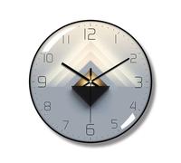 Ergocar Wall Clock, Art Deco Wall Clock, Non-ticking Silent Modern Metal Wall Clock, Suitable For Living Room, Bedroom, Study Room, Office