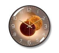 Ergocar Wall Clock, Art Deco Wall Clock, Non-ticking Silent Modern Metal Wall Clock, Suitable For Living Room, Bedroom, Study Room, Office