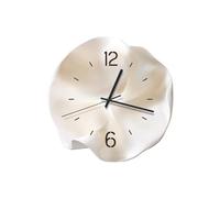 Ergocar Wall Clock, Art Deco Without Ticking Sounds Modern Crystal Porcelain Three-Dimensional Dial Suitable For Living Room, Bedroom, Study, Office Decoration