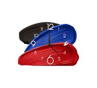 Ergocar Wall Clock Creative Colorful Patchwork Design No Ticking Irregular Shape Perfect For Kitchen Bedroom And Farmhouse Decor 35×50 Cm