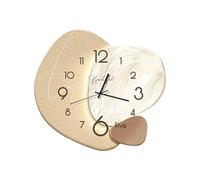 Ergocar Wall Clock, Creative Silent Modern Nordic -Style Crystalline Porcelain Battery Power Decoration School, Living Room, Kitchen, Office