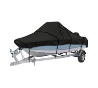Ergocar Waterproof Boat Covers 600D Canvas Kayak Cover V-Shaped Hull Dust-Proof Uv-Proof With Storage Bags Suitable For Boats 17-19-Foot
