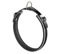 Ferplast Dog Collar ERGOCOMFORT, Collar for Large Size Dogs, Closure with Micro-adjustment, Soft Padding, Quick Release, Silver