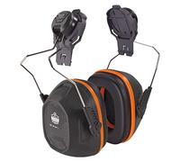 Ergodyne Adult-Unisex's Standard NRR 26dB Mounted Earmuffs, Gray, Full Brim