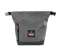 Ergodyne Arsenal 5186 Respirator Mask Storage Bag, Fits Half and Full Face Respirators, Adjustable Roll Top Closure,Gray
