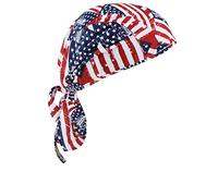 Ergodyne Chill-Its 6615 High-Performance Bandana Do Rag, Lined with Terry Cloth Sweatband, Moisture Wicking