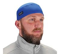 Ergodyne Chill Its 6630 Skull Cap, Lined with Terry Cloth Sweatband, Sweat Wicking, Blue