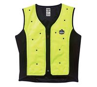 Ergodyne Chill-Its 6685 Evaporative Cooling Vest, Wearer Stays Cool and Dry, Breathable Comfort, Zipper Closure