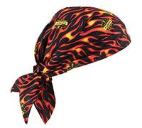 Ergodyne Chill-Its 6710 Evaporative Polymer Cooling Dew Rag, Flames