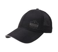 Ergodyne Chill-its 8937 Performance Cooling Baseball Hat Cap, Black, One Size