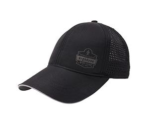 Ergodyne Chill-its 8937 Performance Cooling Baseball Hat Cap, Black, One Size