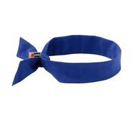 Ergodyne Cooling Bandana, Fire Resistant, Evaporative Polymer Crystals for Cooling Relief, Tie for Adjustable Fit, Chill Its 6700FR,Blue