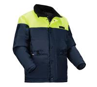 Ergodyne N-Ferno 6476 Insulated Freezer Jacket, Cold Storage Work, Navy, XXL