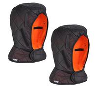 Ergodyne N-Ferno 6867 Winter Hard Hat Liner, Insulated, Fleece Lined, Shoulder Length, 2-Pack