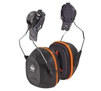 Ergodyne Skullerz 8880 Hard Hat Mounted Earmuffs, NRR26dB,Black