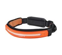 Ergodyne Skullerz 8885 Rechargeable Wide Beam Headlamp with Strap, 5 Lighting Modes, Versatile Wear Directly on Head or Hard Hat, USB-C Cable Included