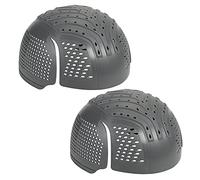 Ergodyne Skullerz 8945F(x) Universal Bump Cap Insert with Extra Venting, Fits Into Any Baseball Hat, 2-Pack, Charcoal