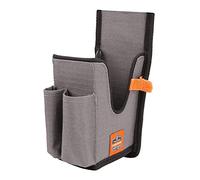 Ergodyne Squids 5540 Barcode Scanner Holster Pouch for Gun Grip Mobile Computers, Holder for Handheld Bar Code Scanners, Belt Loop Attachment Gray Large