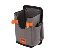 Ergodyne Squids 5543 Barcode Scanner Holder Equipment Mount for Gun Grip Mobile Computers, Handheld Bar Code Scanners, Fastener Straps to Attach to Forklift Gray Large