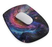 ErgoFlow Gel Wrist Rest Mouse Pad-Ergonomic Cushion for Desk, Cute Aesthetic Computer Decor for Women,Small Mousepad Mat&Laptop Pads-Office,Home Wireless Support&Ergo Accessories (08Spiral Galaxy)