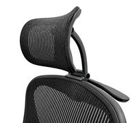 ERGOKING Headrest Attachment Compatible with Herman Miller Aeron Fully Adjustable Height & Tilt, Removable Coat Hanger Available Color for Classic.