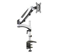 ERGOLEBEN GS130TK 1 Monitor Table Mount with Extension 15-32 Inch Gas Lift Height Adjustable Rotatable Swivelling Tilting VESA 75/100 Maximum 8 kg Monitor