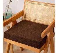 Ergon Cush for Office Chair 40x40x5cm Non-Slip Cotton & Linen Soft Comfort for Stress Relief Ideal for Living Room Office Car Use