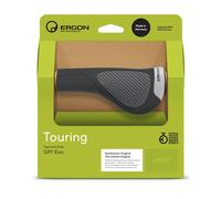 Ergon Cycling GP1 Evo Lock-On Handlebar Grips - Black/Gray, Large