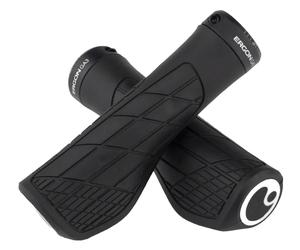 Ergon GA30 Lock On Handlebar Grips Comfort Wrist Support Ergo MTB eBike BLK GREY
