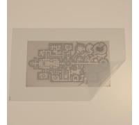 Ergon Games Frosted Silicone Battle Map Overlay - 24"x36" Clear Gridless Tabletop RPG Cover - XL Transparent Drawing Sheet for D&D, Pathfinder - Foldable, Non-Slip, Dry/Wet Erase Protector