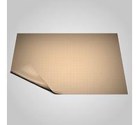 Ergon Games Silicone Battle Grid Mat - 24"x 36" Double-Sided Tabletop RPG Map - XL Parchment Gaming Surface for D&D, Pathfinder - Foldable, Non-Slip, Dry/Wet Erase Dungeon Master Mat