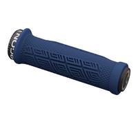 Ergon GDH Downhill Mountain Lock-On Grips, Fat, Nightride Blue