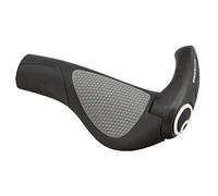 Ergon GP2 Ergonomic Lockon Bicycle Handlebar Grips with Small Size Bar End Support | Regular Compatibility | for Hybrid and Mountain Bikes | Large | B