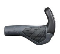 Ergon GS2-S Grips w/ Bar Ends - Small Black/Gray - Hybrid Comfort MTB Bike