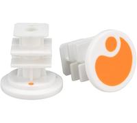Ergon Handlebar End Cap GA2, GA2 Fat, GA3, GA20, GA30, Orange, 4248005