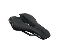 Ergon SR Tri Pro Carbon Womens Bicycle Saddle, Carbon Shell and Rails, Black, Front Power Position