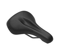 ERGON ST Core Evo Mens Comfort Bicycle Saddle, Med/Lrg, Black/Grey