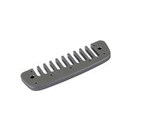 Ergonomic 10 Hole Diatonic Harmonica Comb Multipurpose Practical Metal Harmonica Comb Concert Stage Musical Instrument Accessories