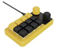 Ergonomic 12 Key Gaming Macros Keyboards With RGBs Hotkeys And Type C Connection