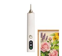 Ergonomic - 2-Speed LED Light-Up Drill Tool - Rechargeable Rhinestone Art Pen with Comfort Grip - Professional Gem Picking Tool for 5D Diamond Art & Crafts