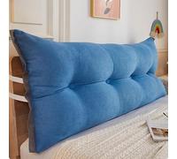 Ergonomic 200cm Bolster Headboard PillowLarge Reading Support & Backrest Cushion Removable Washable Cover for Bed Sofa ChairUltimate Comfort & Relaxation