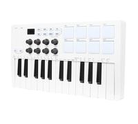 Ergonomic 25 Portable Controller Suitable For Music Composition Adjustable Faders And Software Compatibilitys USB Keyboard