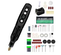Ergonomic 3.7V 18000rpm Multi Function Rotary Tool 5 Speed Control with Comprehensive 166 Piece Accessory Set Accurate Metal Chucks