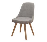 Ergonomic 360° Swivel Dining Chair Modern Grey Leather Accent for Living Room Bedroom Office & Kitchen Stylish Comfortable Single Chair for Home & Office Decor